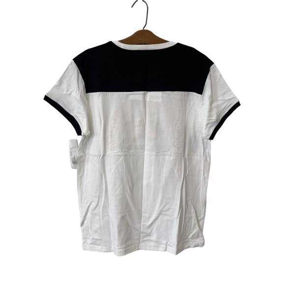 Blue 84 Wichita State University Shockers Graphic TShirt Women M White Black NEW - Picture 2 of 7